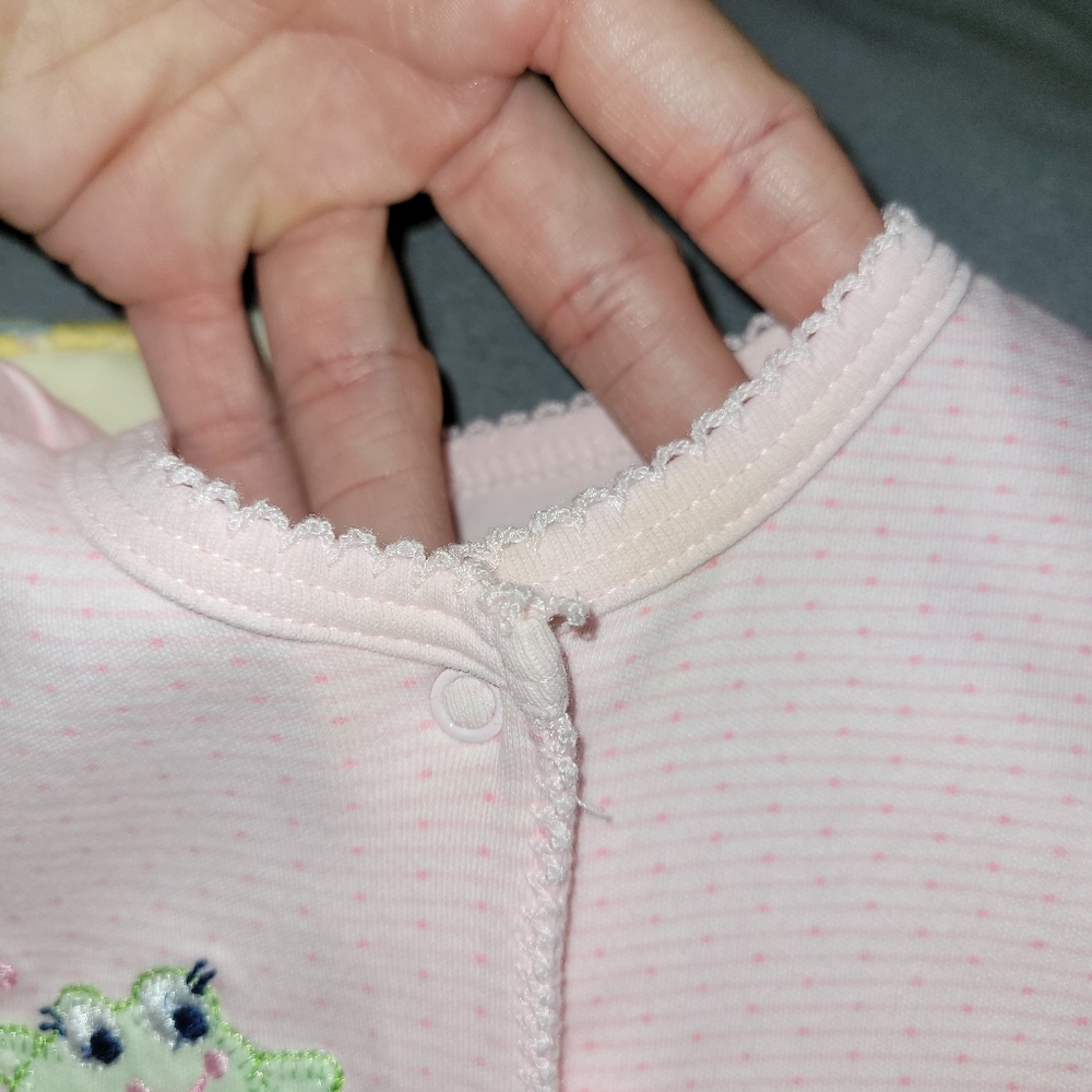 Set Of 4 - Little Girl Jammies 6 Months - Picture 3 of 10
